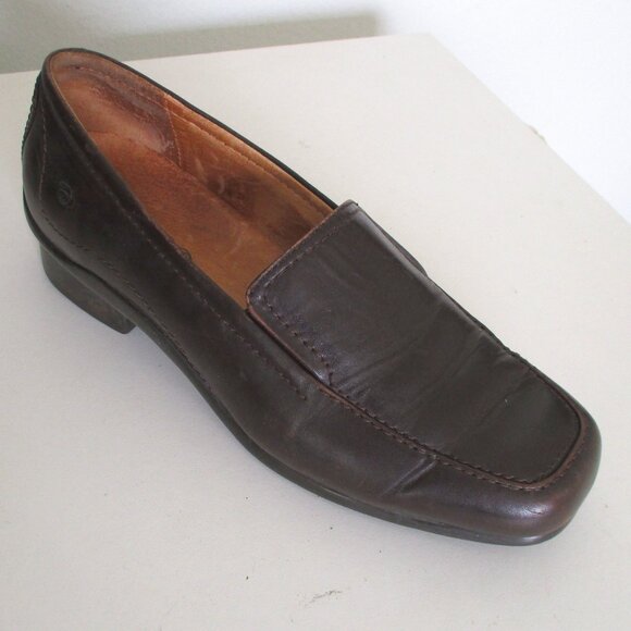 Aravon Womens Brown Leather Loafer Shoe - Size 7.5B - Picture 2 of 8